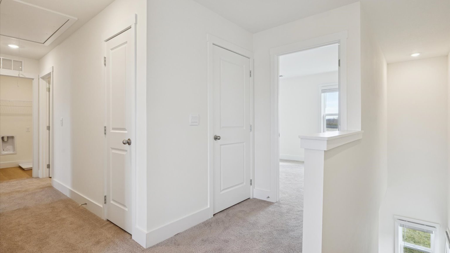 Upstairs landing area and loft