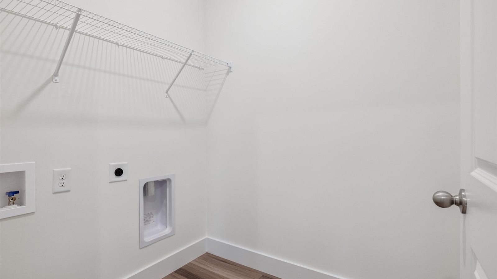 Laundry room with extra storage