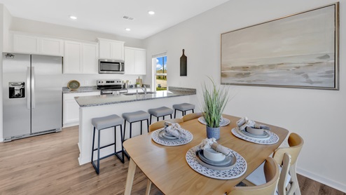 kitchen with granite countertops