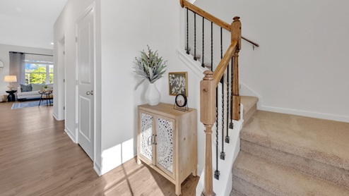 entrance with stair landing