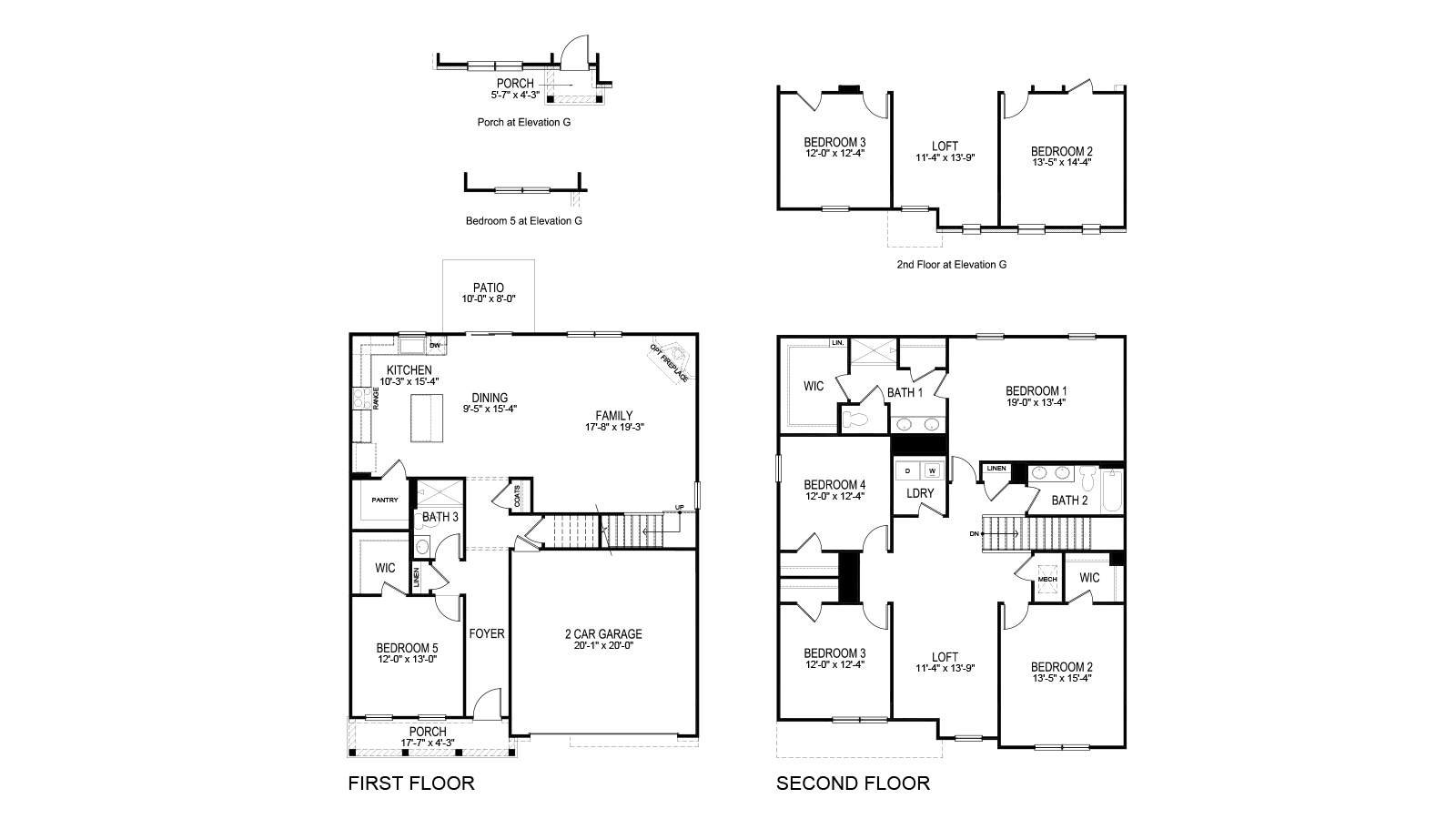 Hanover 5 Bed Plan