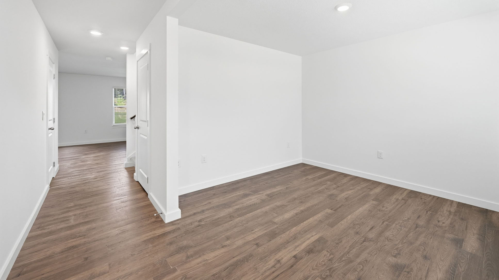 Office and front room space with private french doors