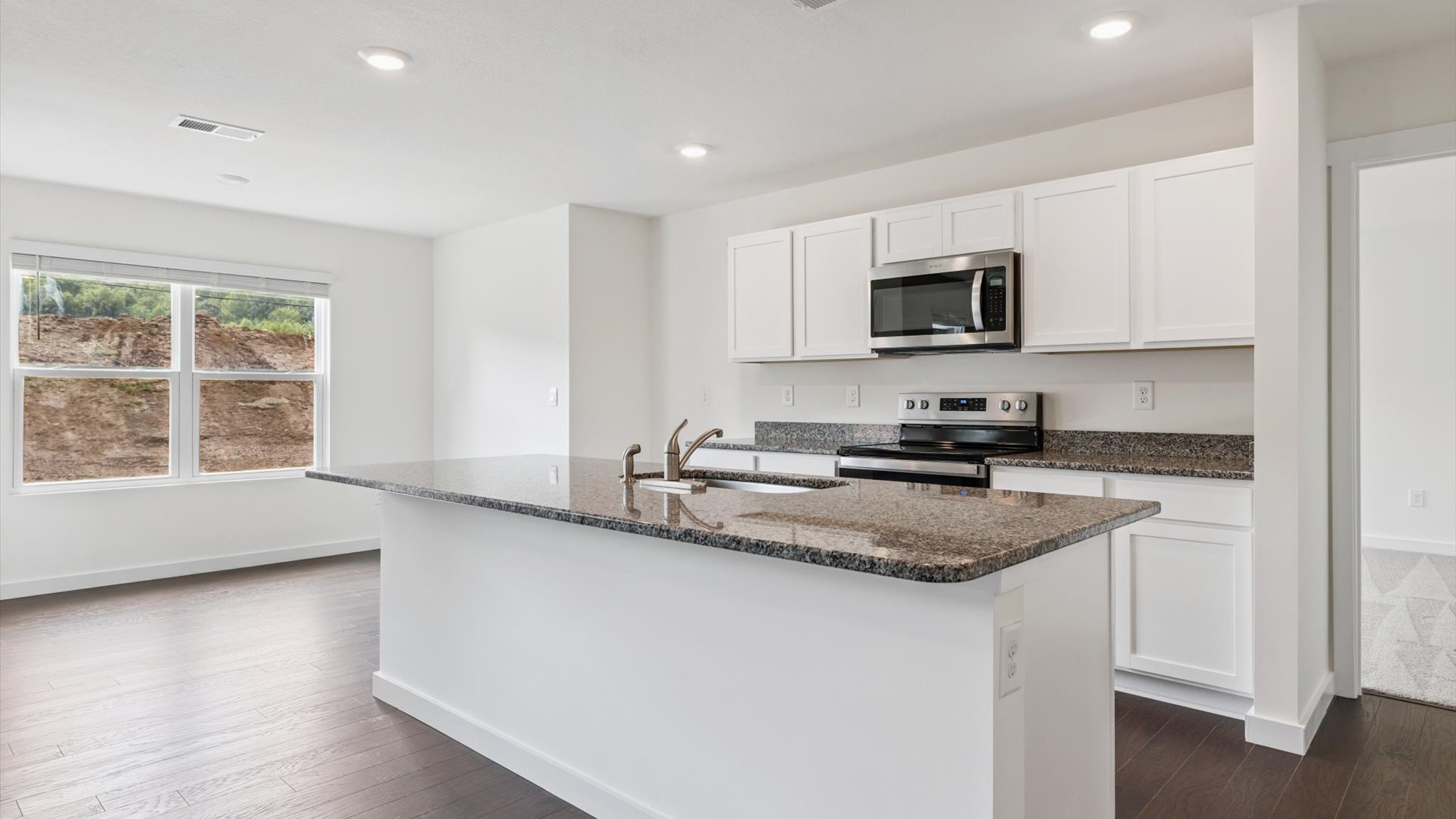 New appliances included in our larger kitchen island area with seating anchor the kitchen, near dining, great rooms