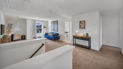 Upstairs with flex space