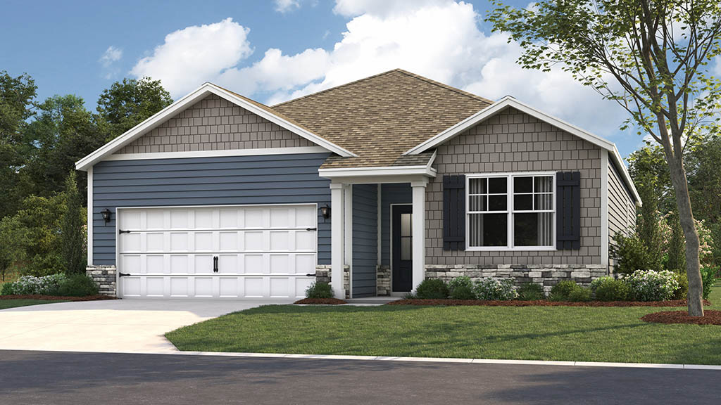 Price's Point - Aria Plan By D.R. Horton 1-story, 2-car garage, 3-bedroom, 2-bath grass front