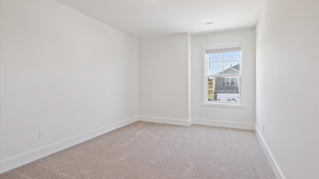 Bedroom 3 with plush carpet floors and spacious closet