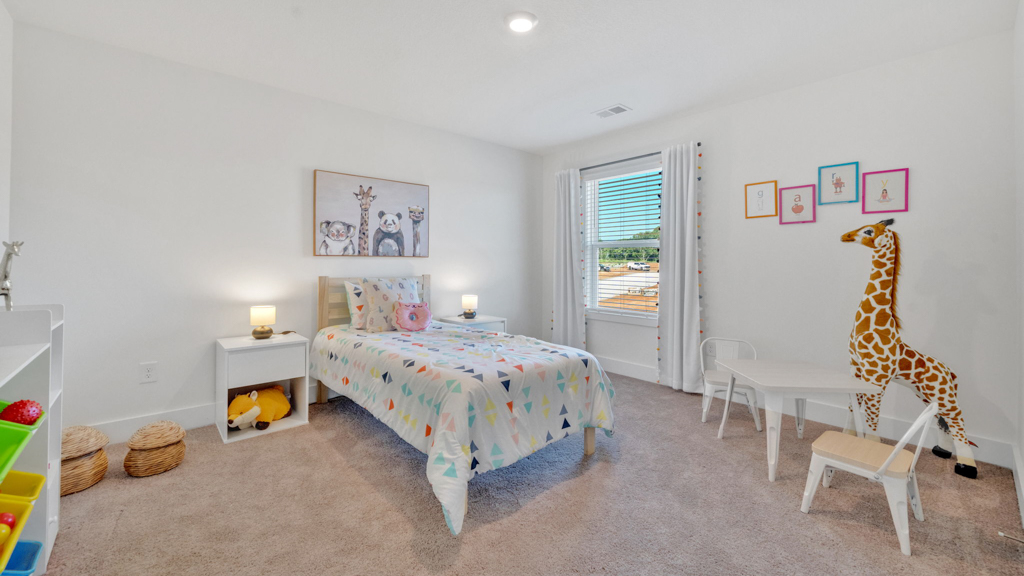 Multi-use bedroom, flex, office, study, craft, entertainment game room in D.R. Horton's new stylish construction home