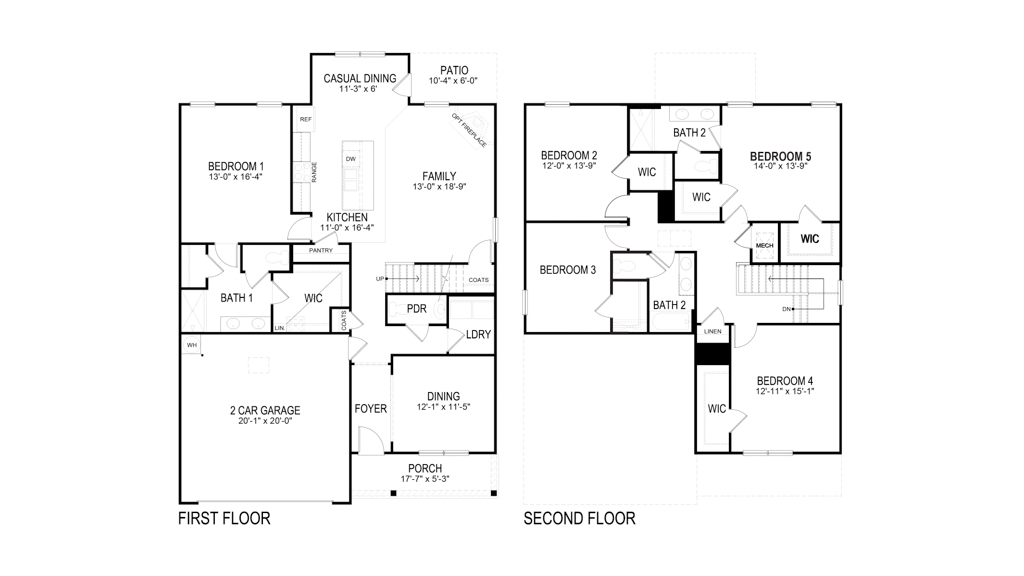 Price's Point - Salem Plan By D.R. Horton 2-story, 2-car garage, 4-bedroom, 2.5-bath