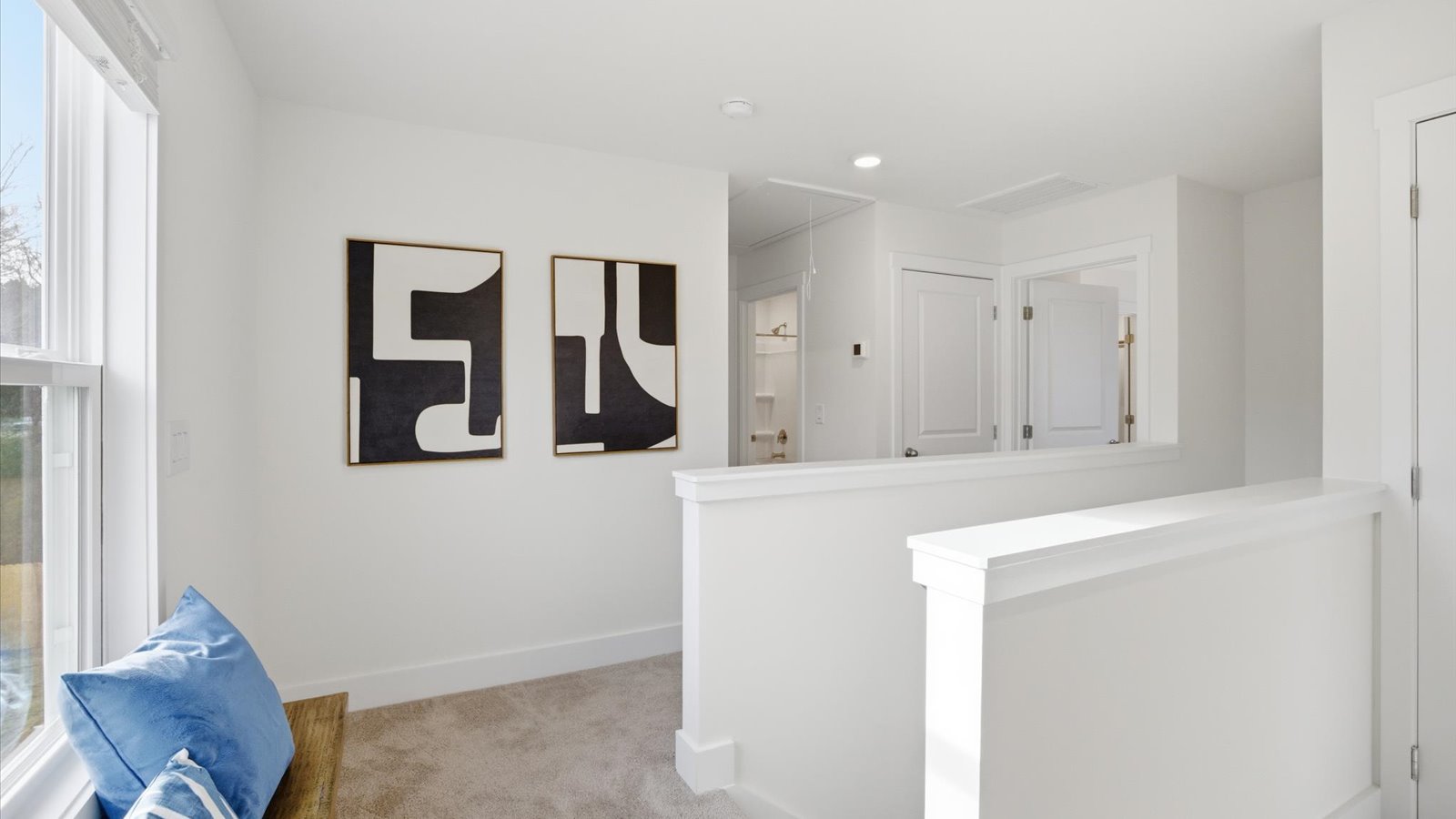 Upstairs landing area