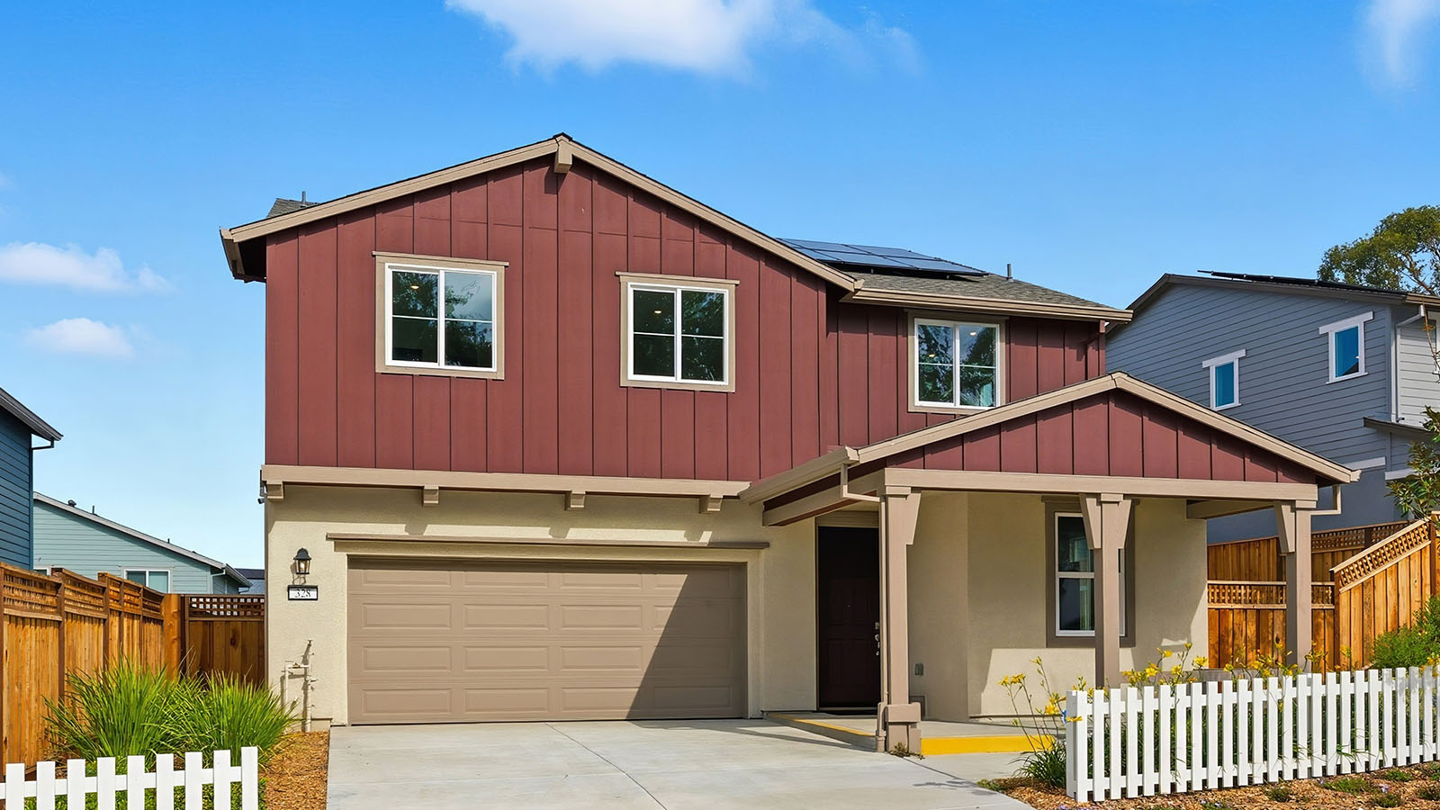 Owl Ranch Montara Plan Farmhouse Elevation Exterior