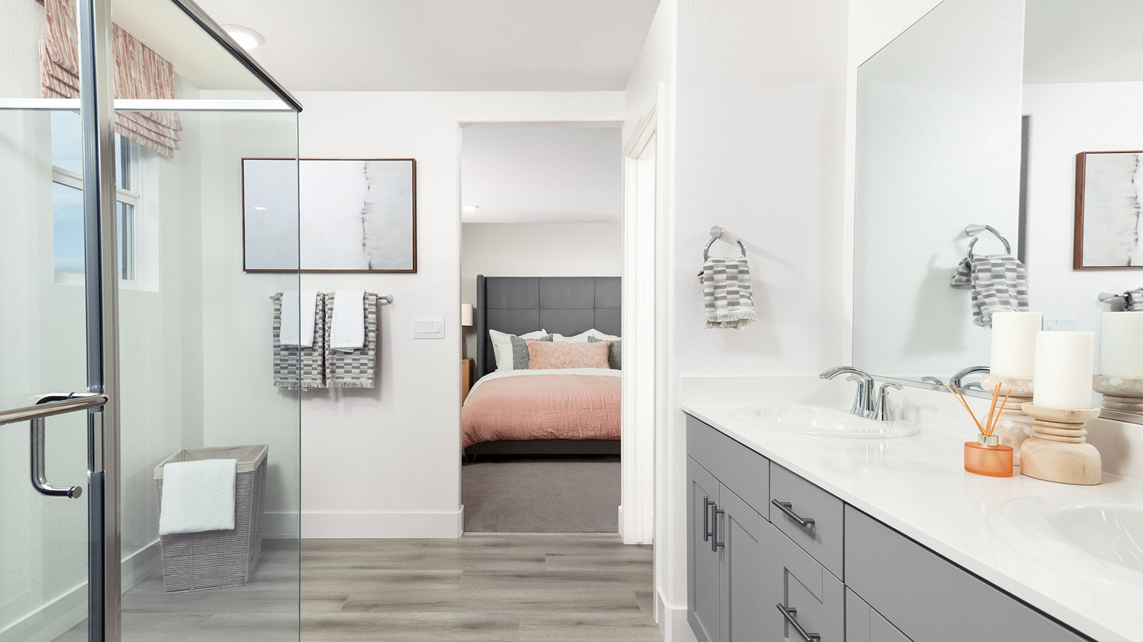 Harvest at Watson Ranch Palisade Plan Primary Bathroom