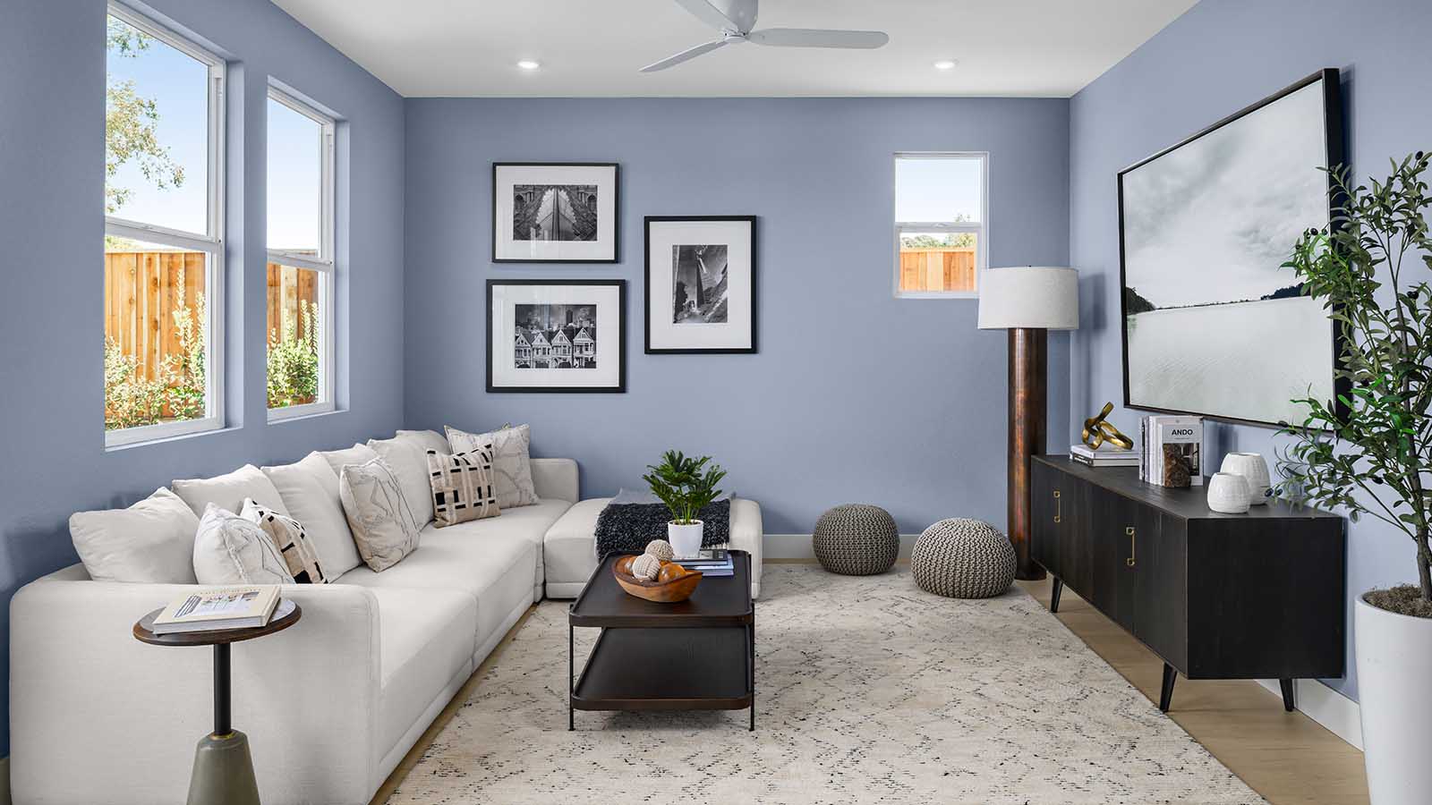 Harvest at Watson Ranch Sierra Plan Living Room