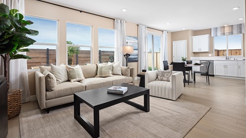 Harvest at Watson Ranch Plan 1 Living Room