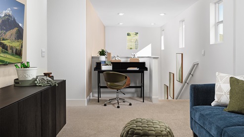 Harvest at Watson Ranch Plan 1 Loft Desk nook