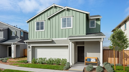 Harvest at Watson Ranch Plan 2 Exterior Farmhouse Elevation