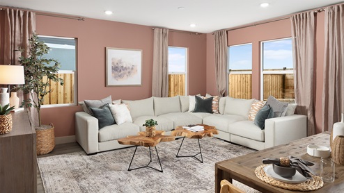 Harvest at Watson Ranch Plan 2 Living Room
