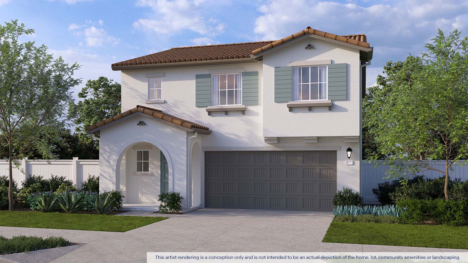 Eagles Landing Muir Plan Spanish Elevation Exterior