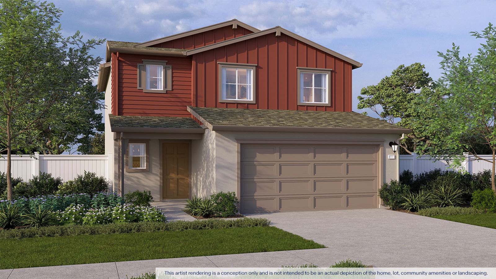 Eagles Landing Sierra Plan Farmhouse Elevation Exterior