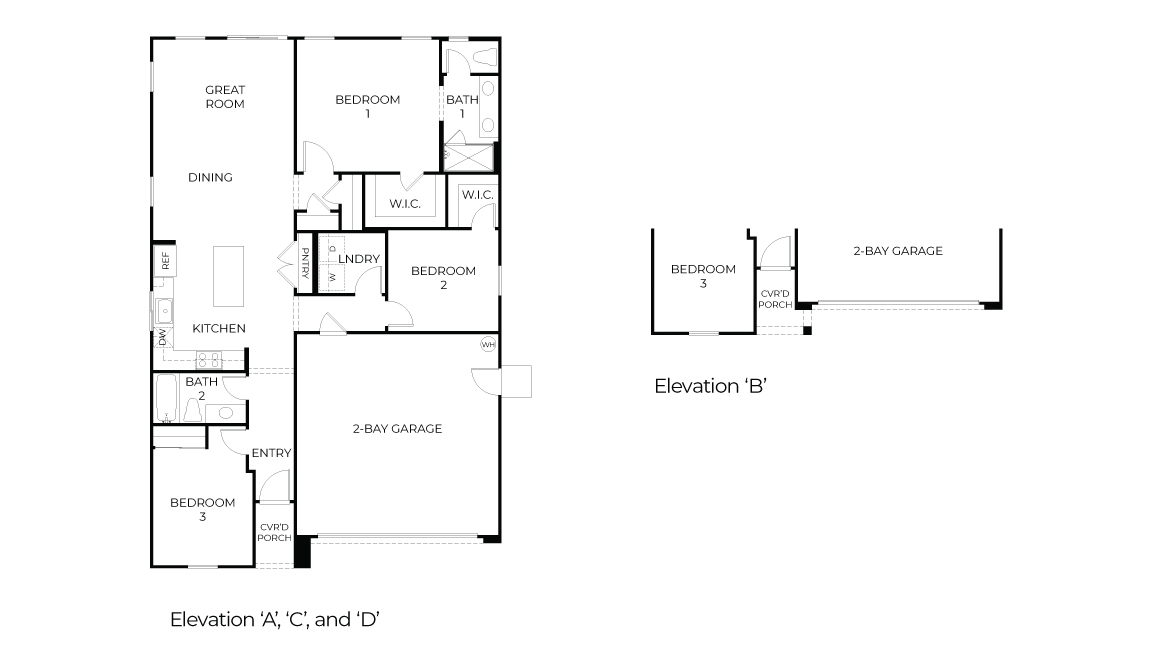 Floor Plan in Iris at The Villages Fairfield, CA D.R. Horton