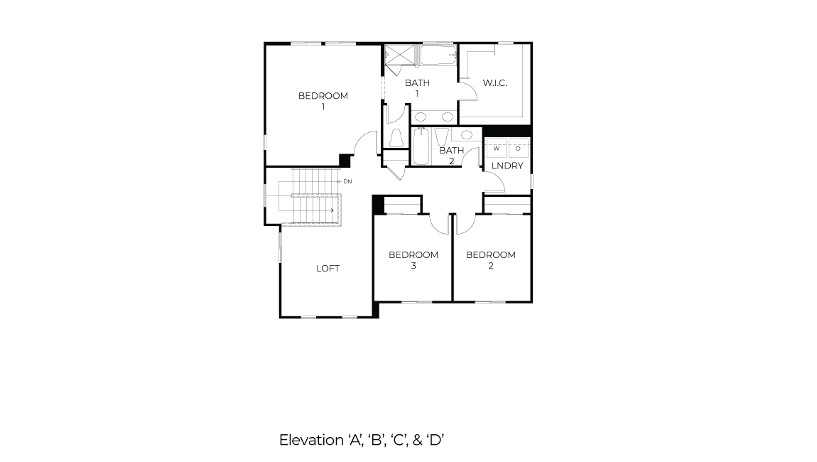 Floor Plan in Iris at The Villages Fairfield, CA D.R. Horton