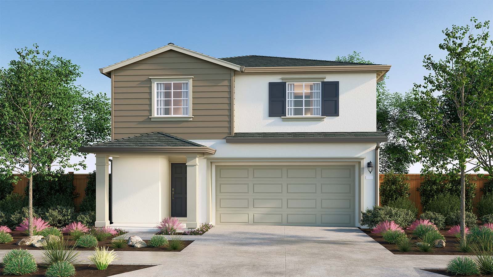 The Crossings Palisade Plan Traditional Elevation Exterior Rendering