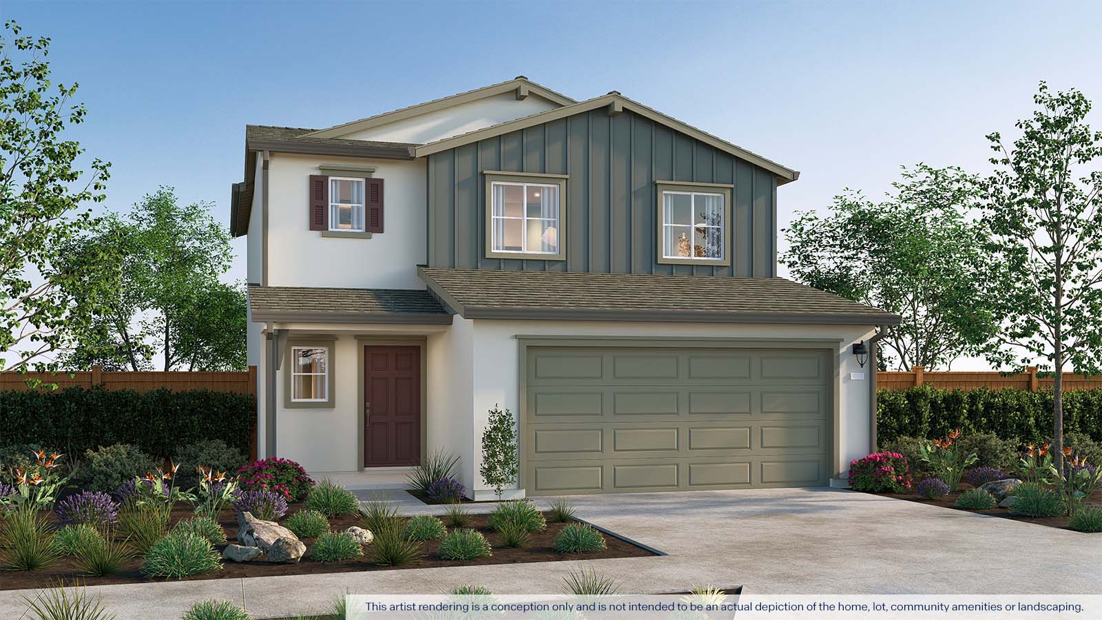 The Crossings Sierra Plan Farmhouse Exterior