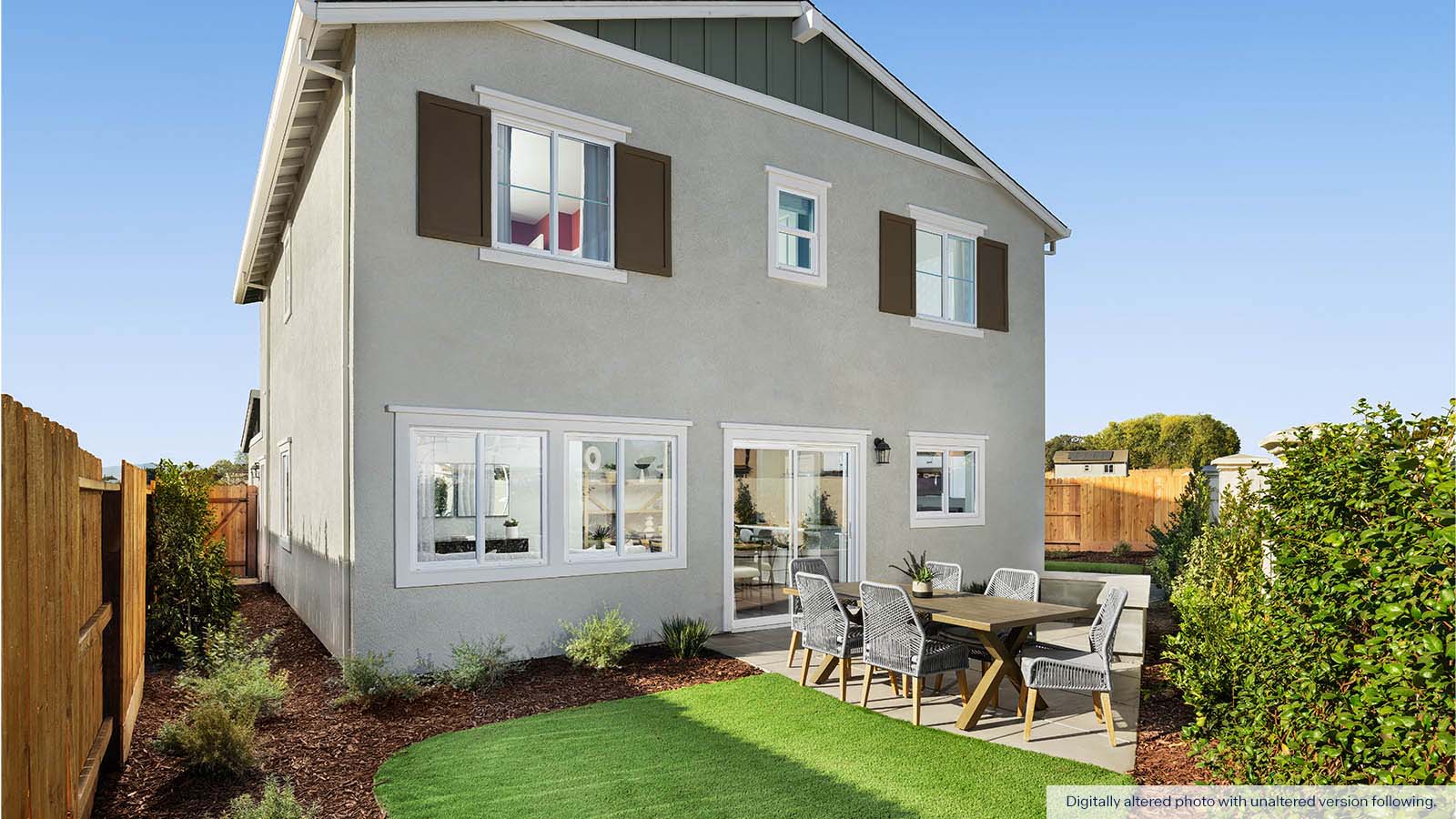 The Crossings Sierra Plan Backyard