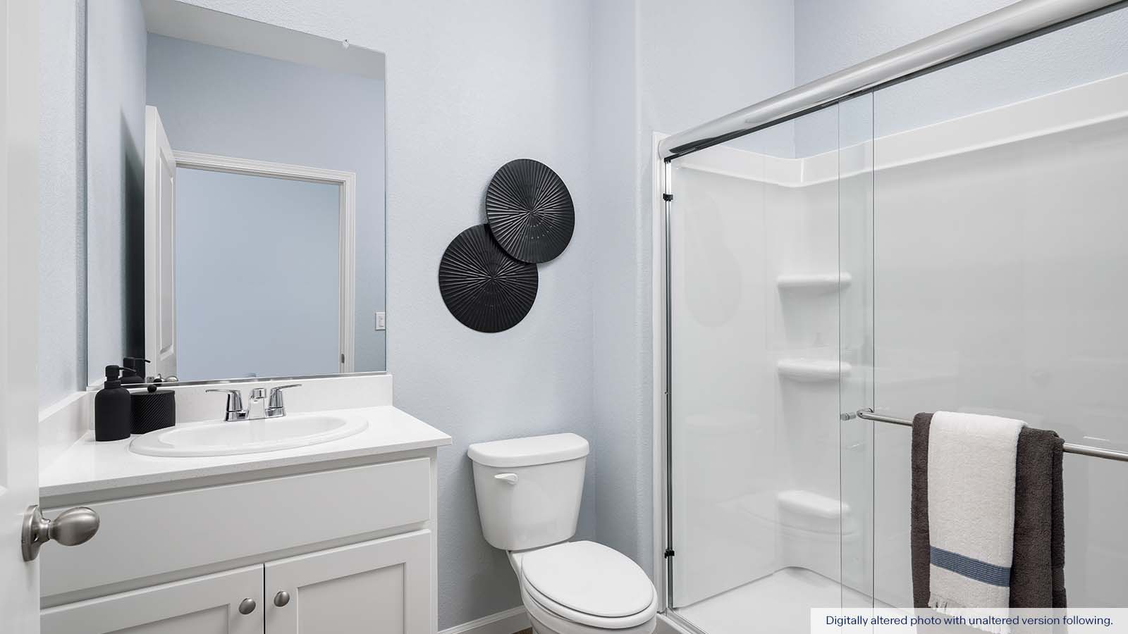The Crossings Redwood Floorplan Secondary Bathroom