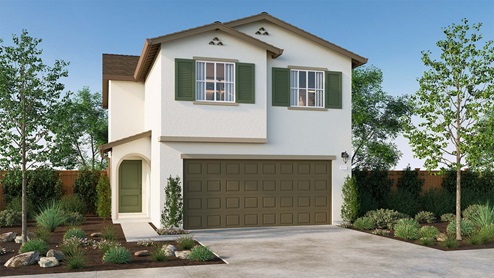 The Crossings Reyes Plan Spanish Elevation Exterior Rendering
