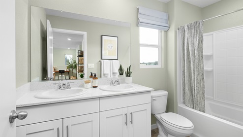 Heritage Collection Plan 2 Secondary Bathroom with Tub