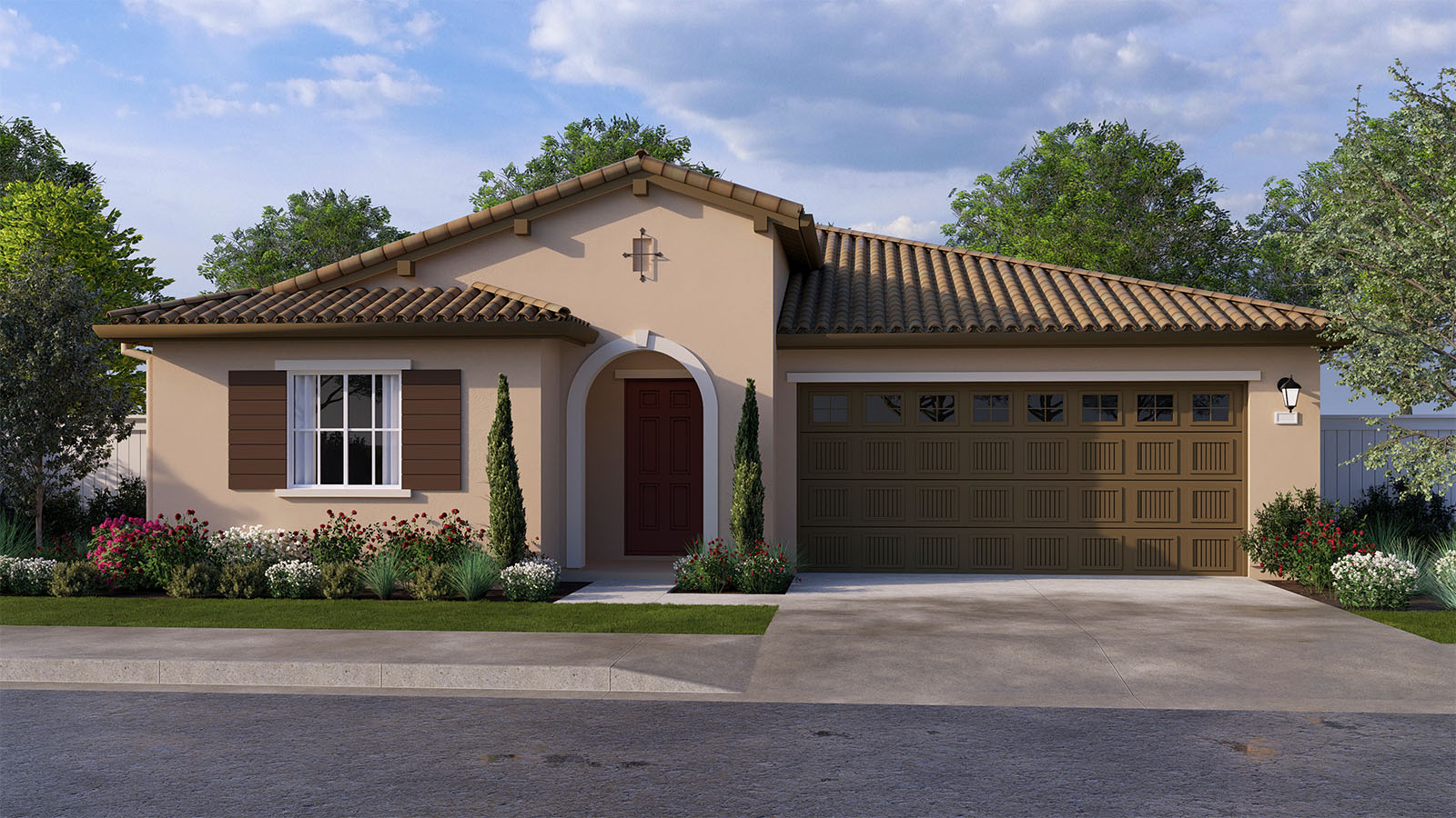 Meadows at Baldwin Ranch Madrone Plan Mediterranean Exterior