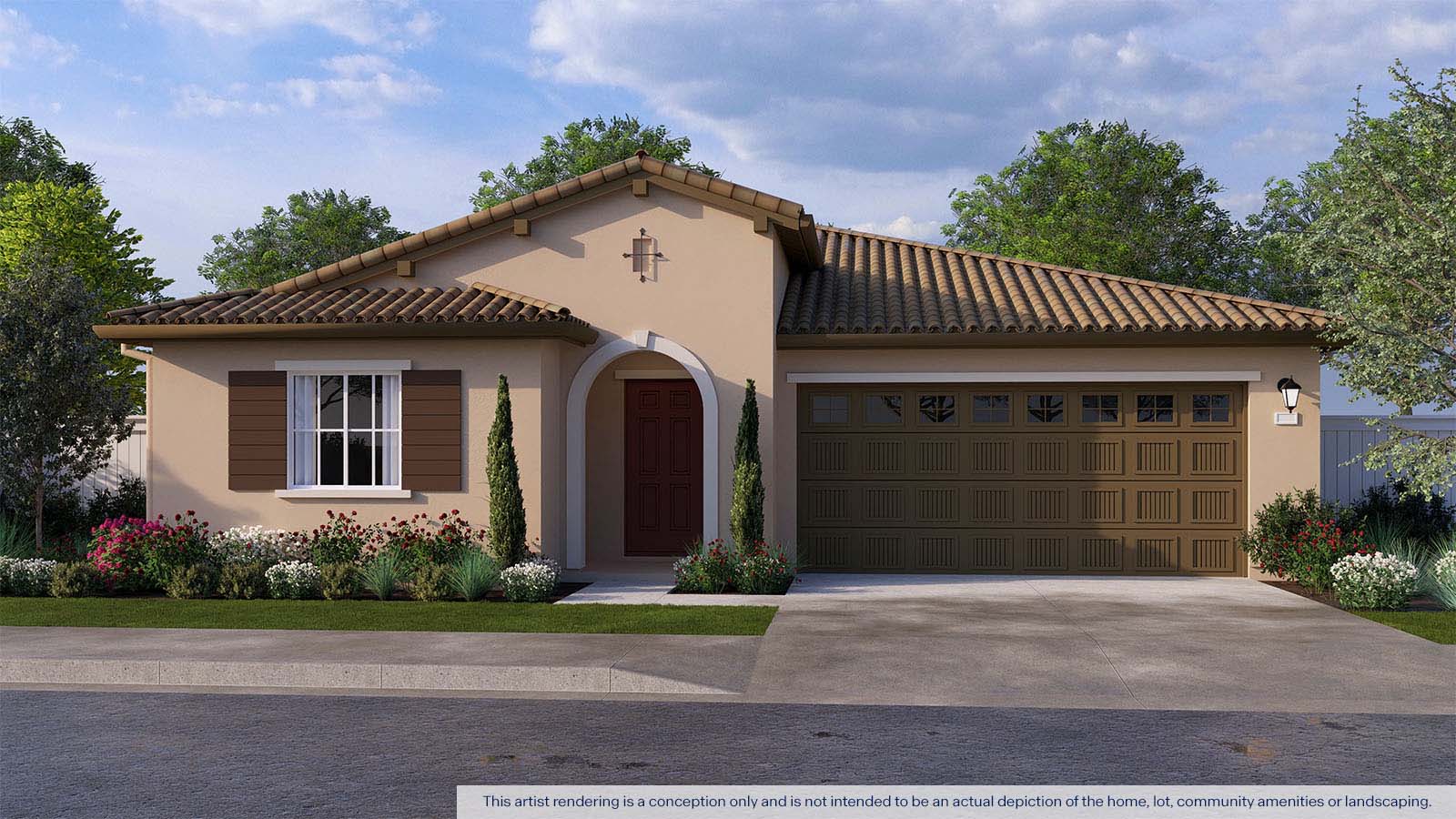 Meadows at Baldwin Ranch Madrone Plan Mediterranean Exterior