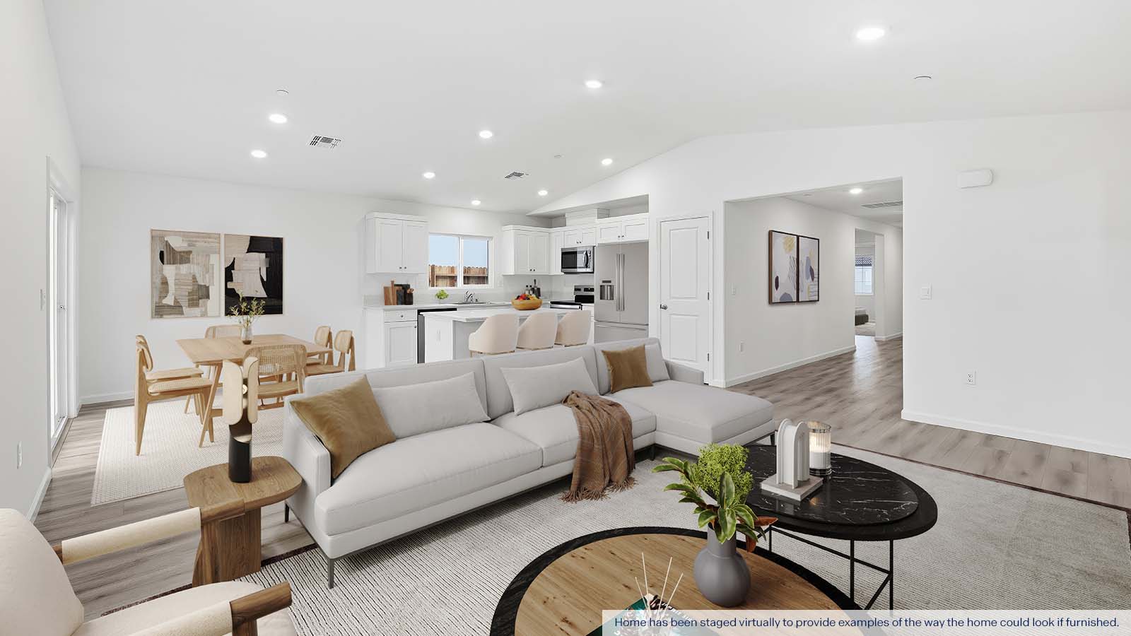 Meadows at Baldwin Ranch madrone plan great room