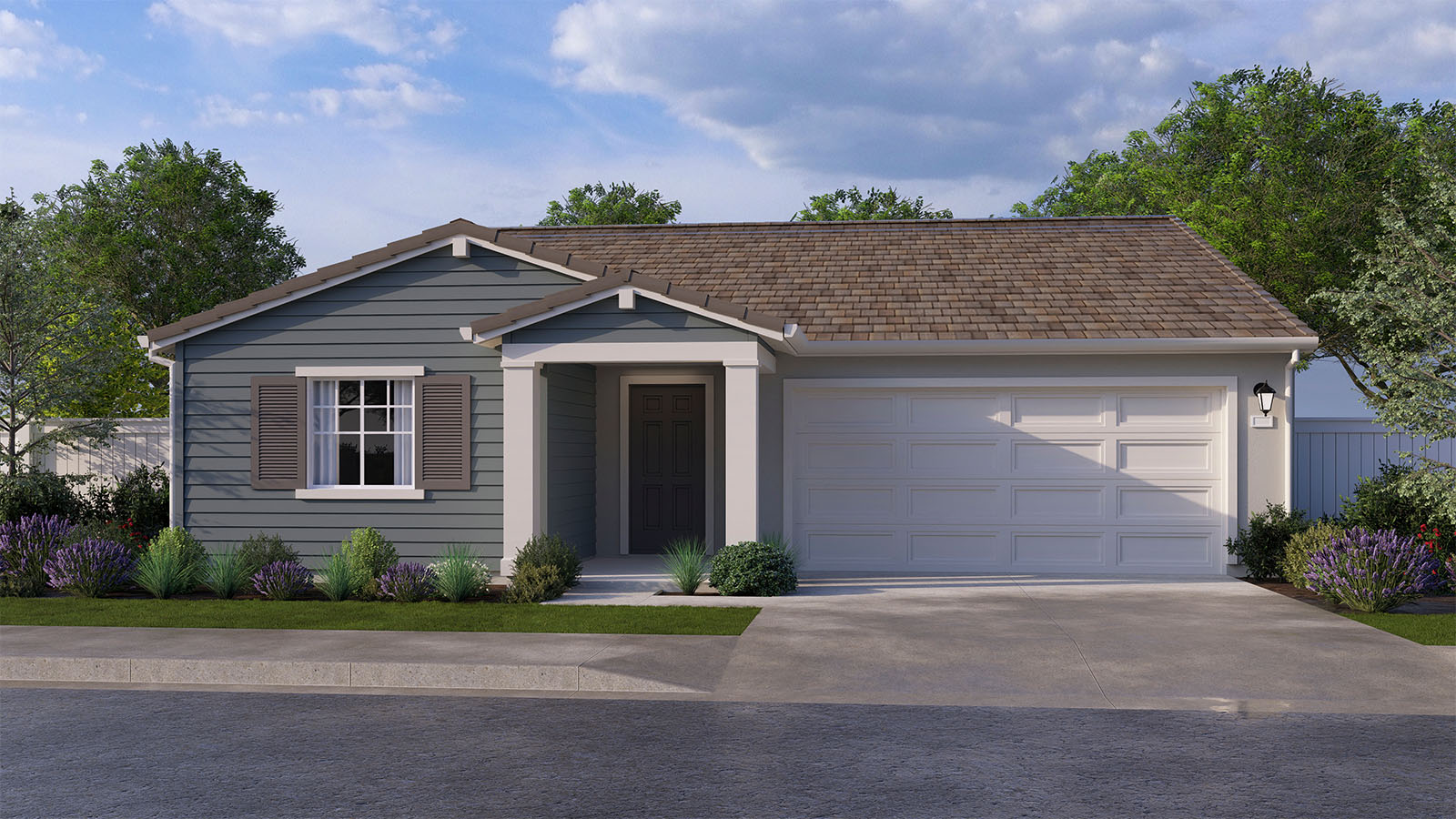 Meadows at Baldwin Ranch Plan 1 Exterior Ranch Elevation