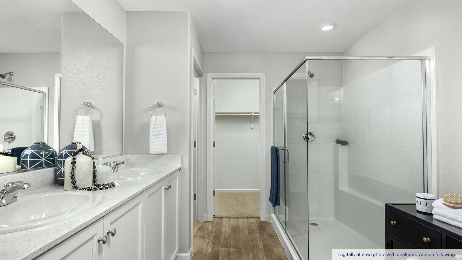Meadows at Baldwin Ranch Redwood Plan primary bath closet
