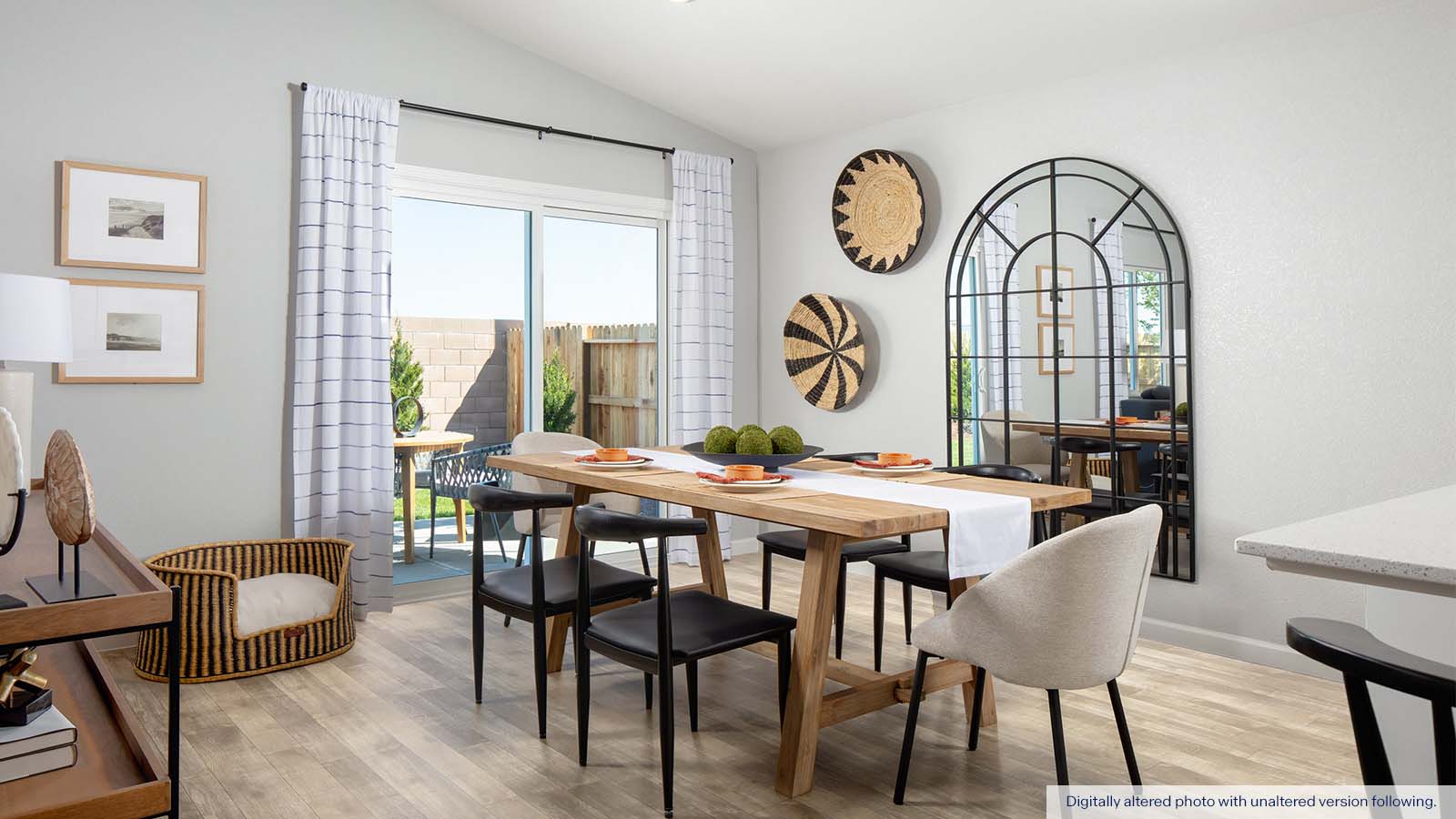 Meadows at Baldwin Ranch Redwood Plan Madrone Plan Mediterranean Exterior Dining