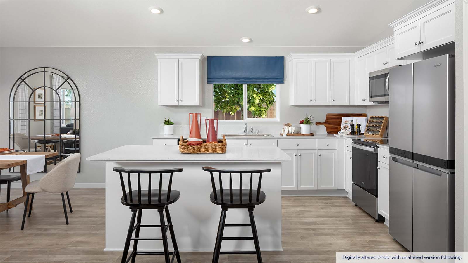 Meadows at Baldwin Ranch Redwood Plan Madrone Plan Mediterranean Exterior Kitchen