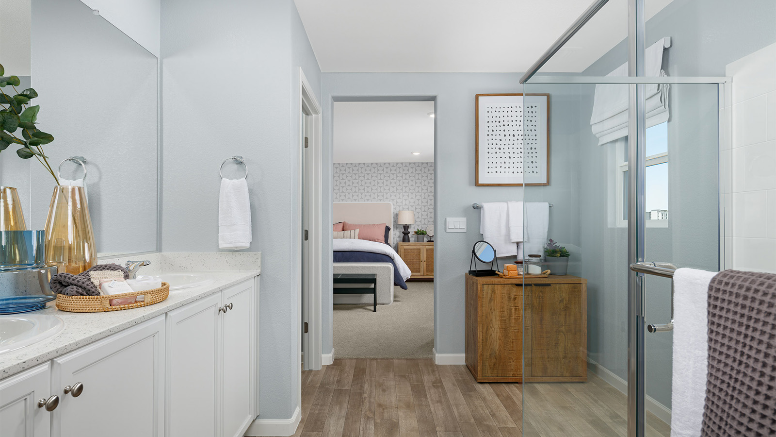 Meadows at Baldwin Ranch Rockaway Plan Primary Bathroom