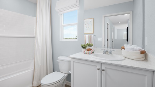 Meadows at Baldwin Ranch Plan 3 Secondary Bathroom