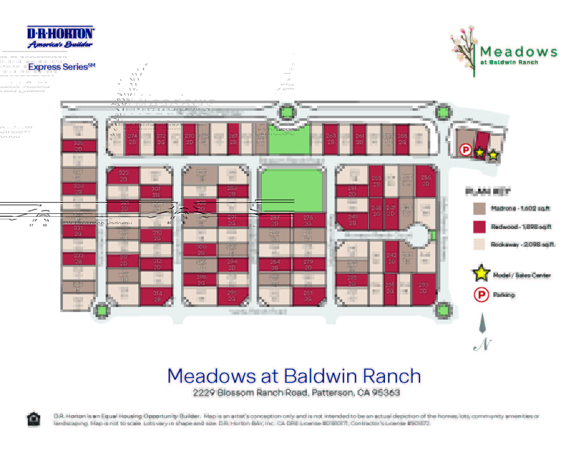 Static Lot Map