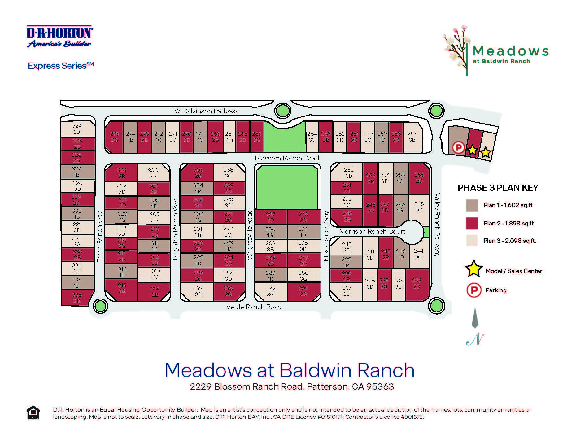 Static Lot Map