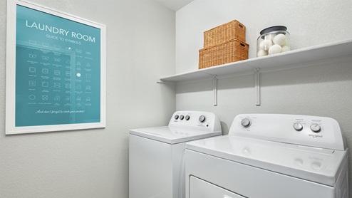 Meadows at Baldwin Ranch Plan 2 Laundry Room