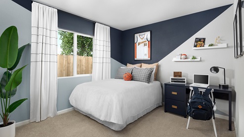 Meadows at Baldwin Ranch Plan 2 Secondary Basketball theme Bedroom