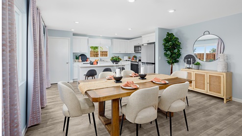 Meadows at Baldwin Ranch Plan 4 Kitchen Dining Room