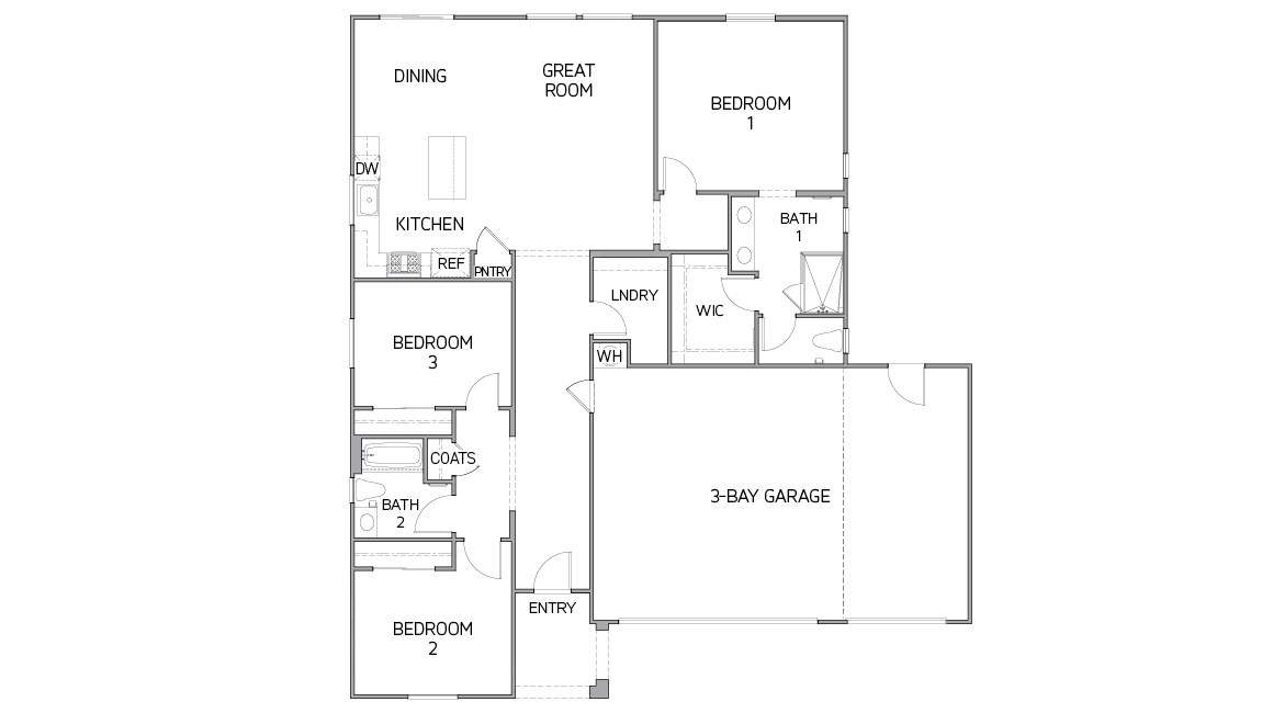 Alpine at Villa Ticino Floor Plan 1 3 Car Garage