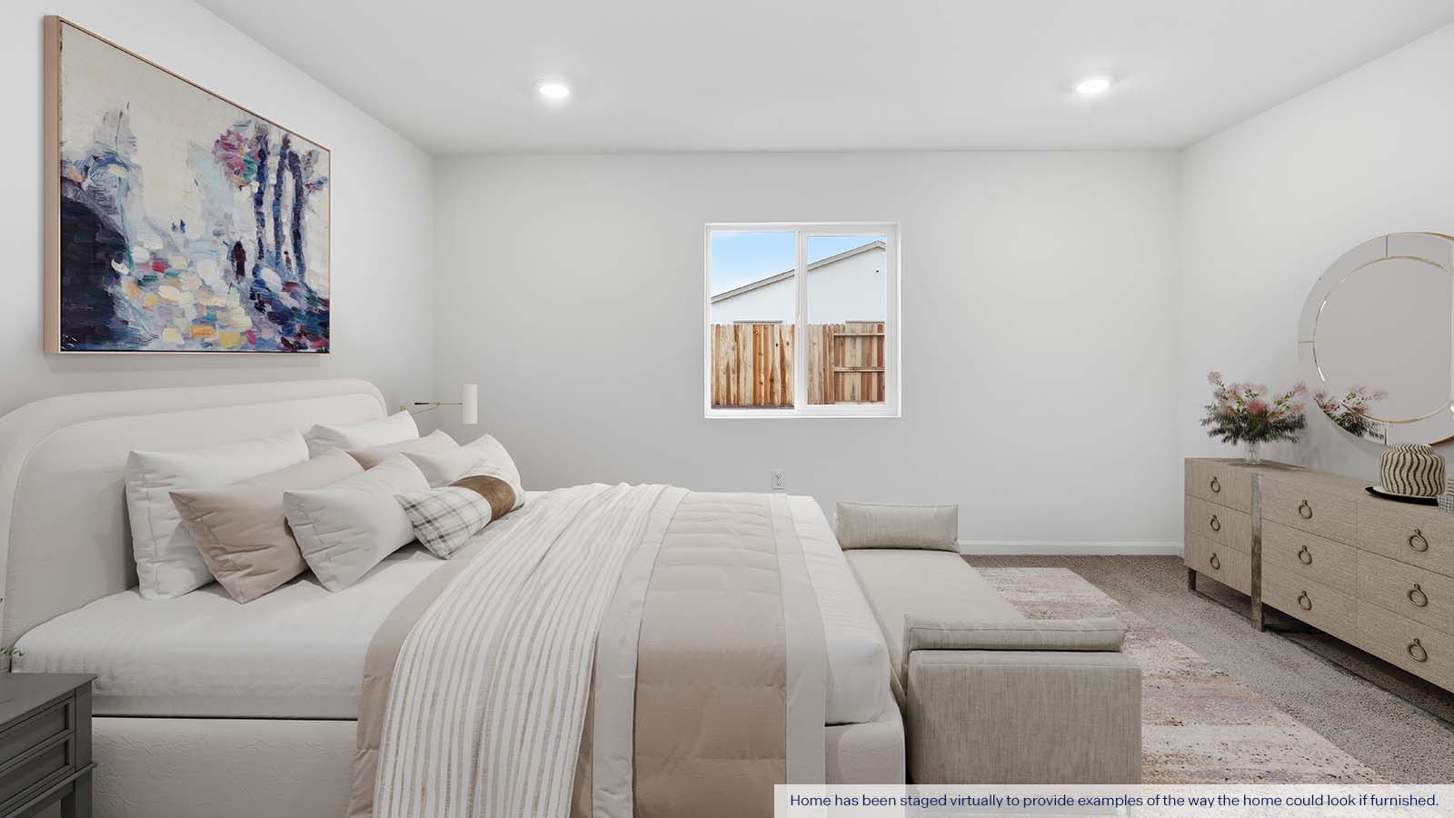 Alpine at Villa Ticino Madrone Plan Primary Bed Side