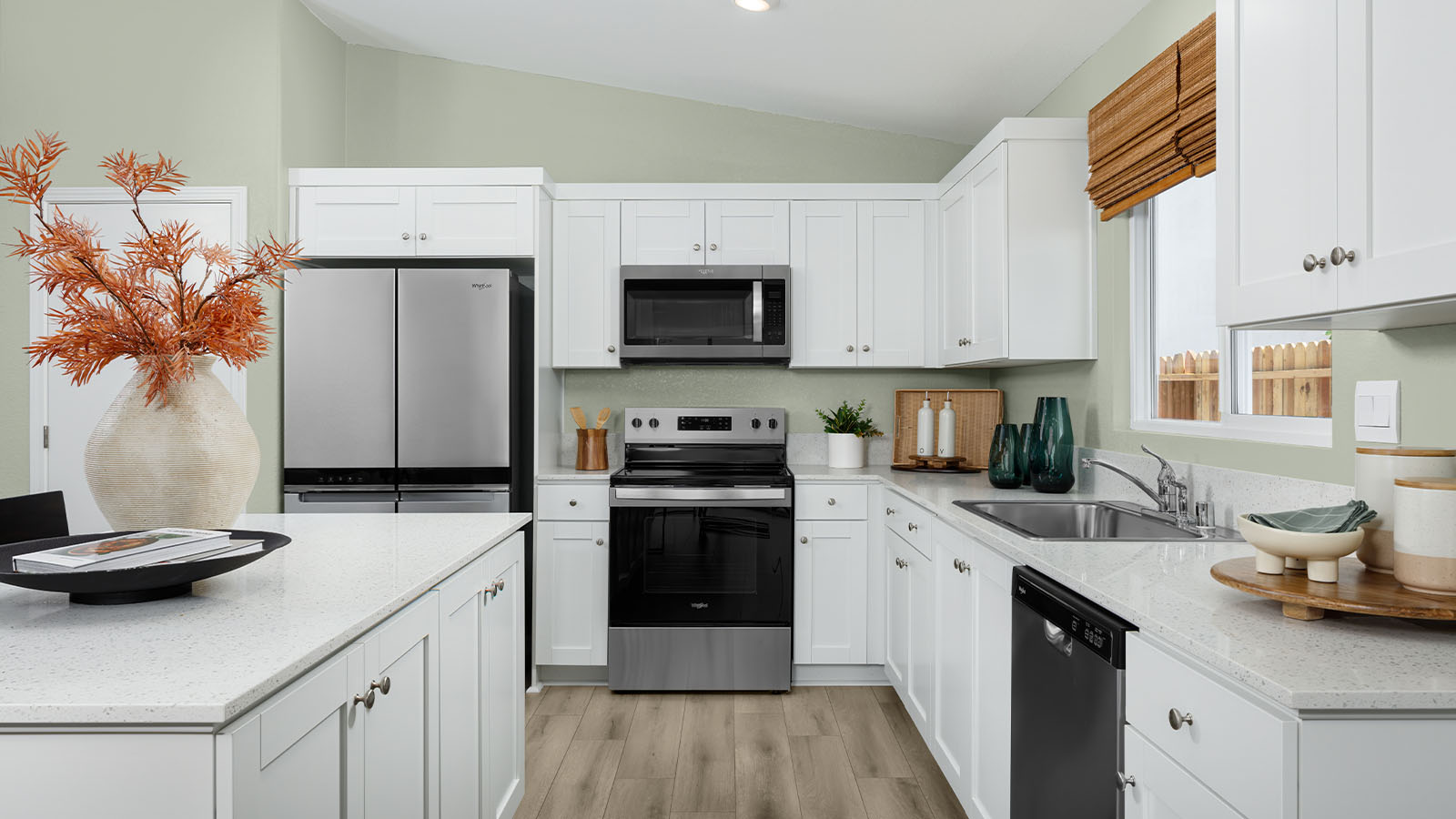 Alpine at Villa Ticino Redwood Plan Kitchen Side