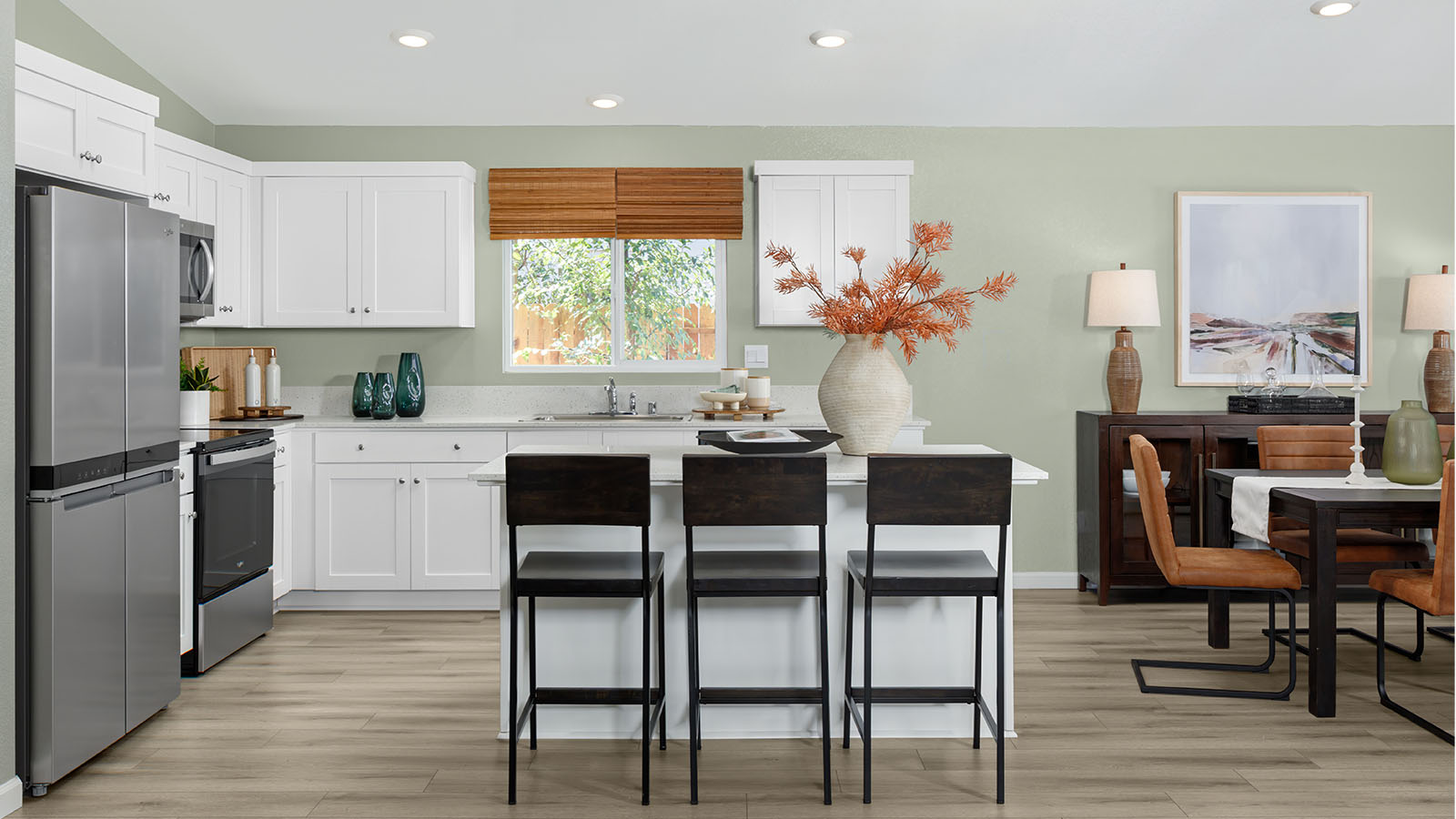 Alpine at Villa Ticino Redwood Plan Kitchen