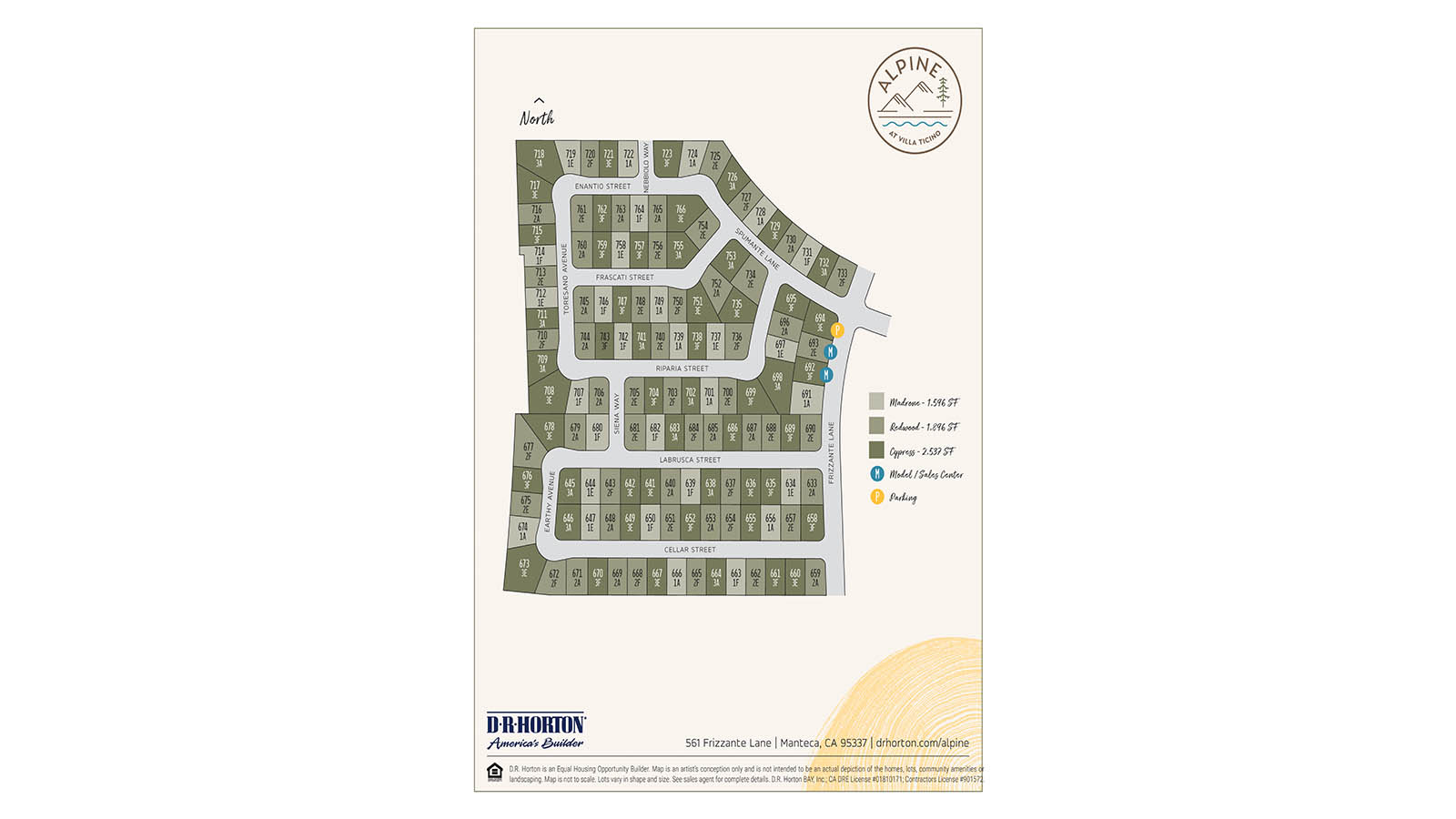 Static Lot Map