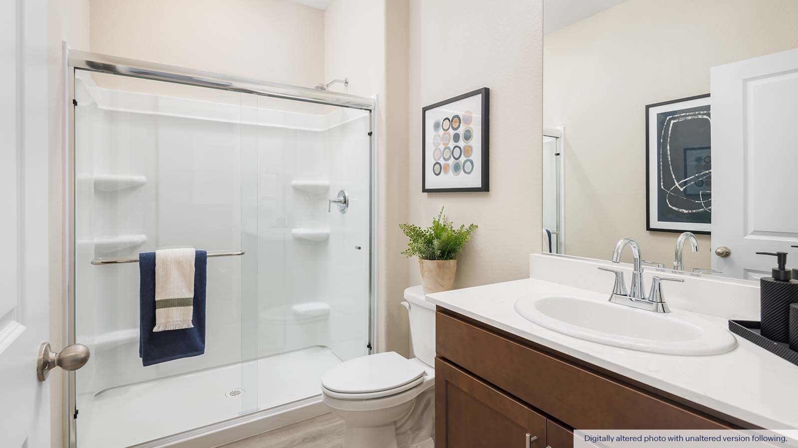Stonebridge Santa Rosa Rockaway Farmhouse Guest Bathroom
